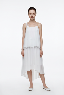 DS3054 Dress with mesh